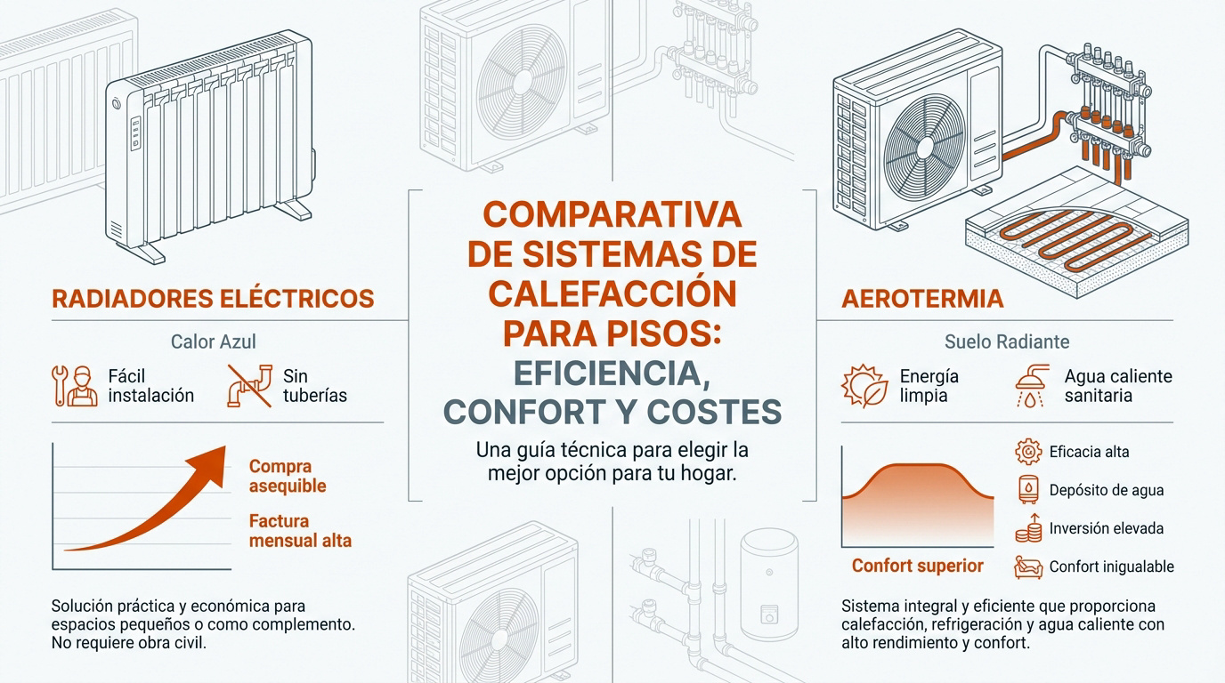 mejor sistema calefacción piso