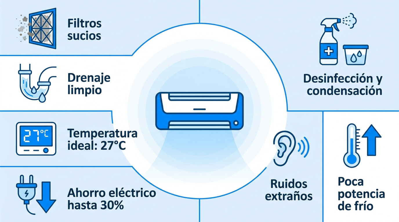preparar casa verano climatización